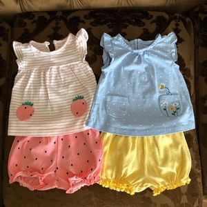 2 peace set for baby Girl 9mon